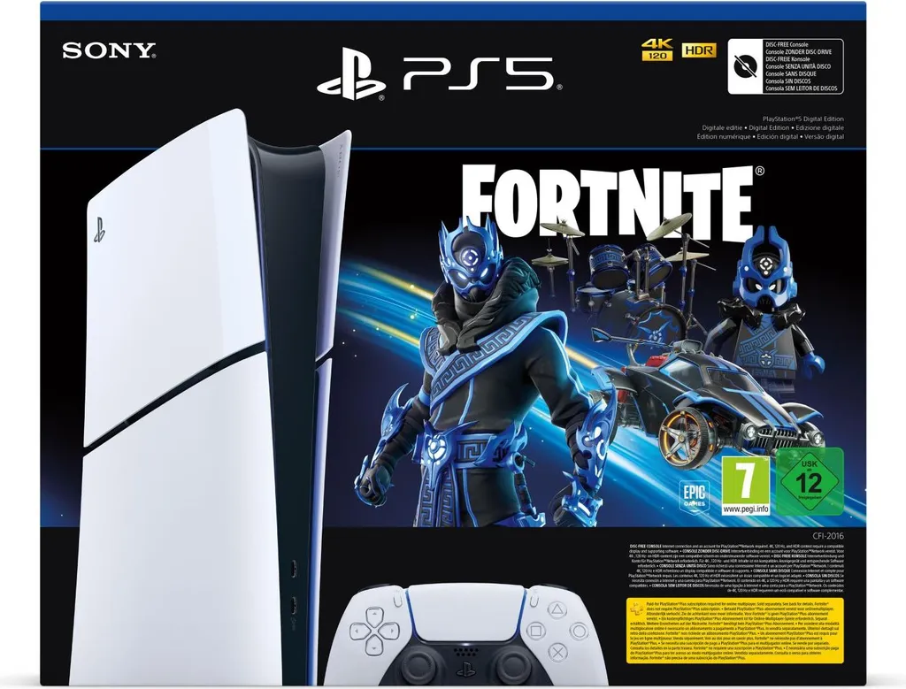 PlayStation®5 Digital Edition - Fortnite® Cobalt Star Bundle 